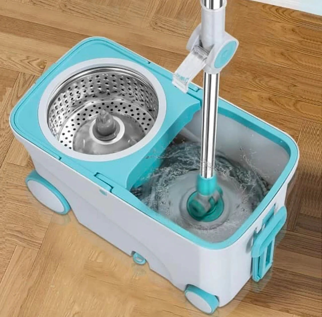 360 degree mop basket