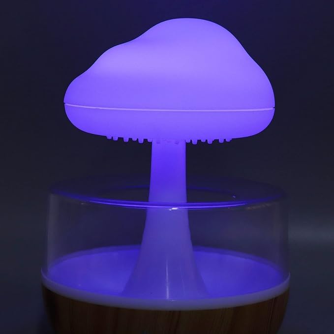 Mushroom Rain Humidifier color changing