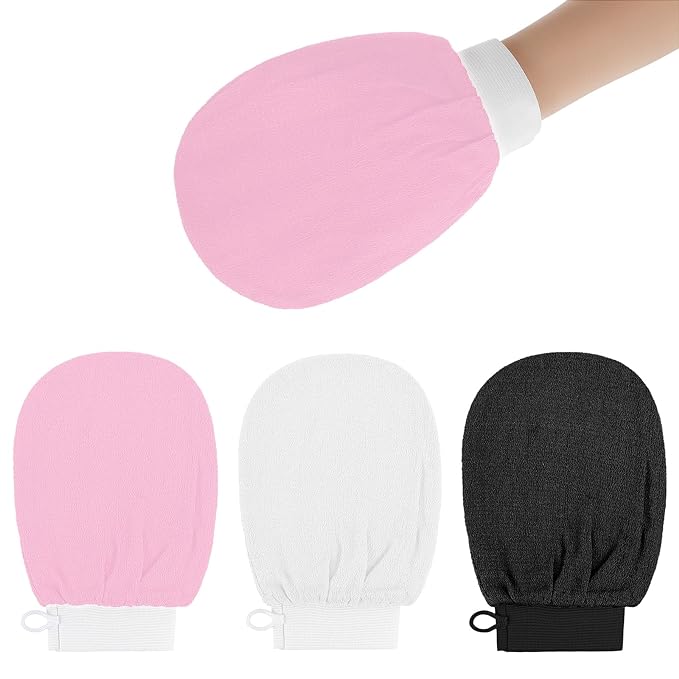 Exfoilating bath gloves